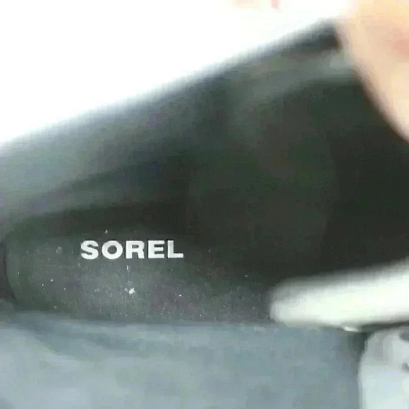 Sorel Lexie Women's Gray Leather Lace Up Wedge Boots Size US 10 - Picture 8 of 10